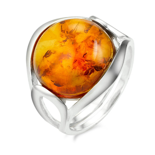 Ring Zilver Amber