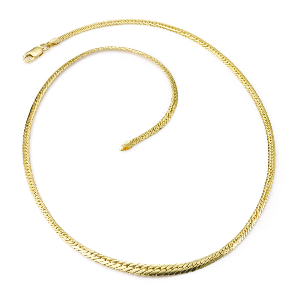 Collier 375/9 krt geel goud 42 cm