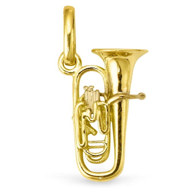 Hanger 750/18 krt geel goud Euphonium