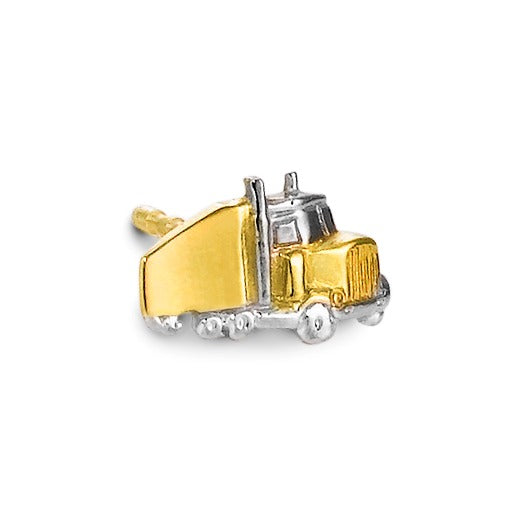 Oorknop 1 stuk 750/18 krt geel goud Vrachtwagens