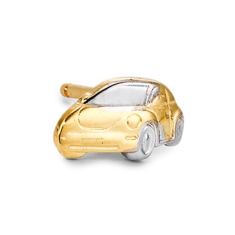 Oorknop 1 stuk 375/9 krt geel goud Auto