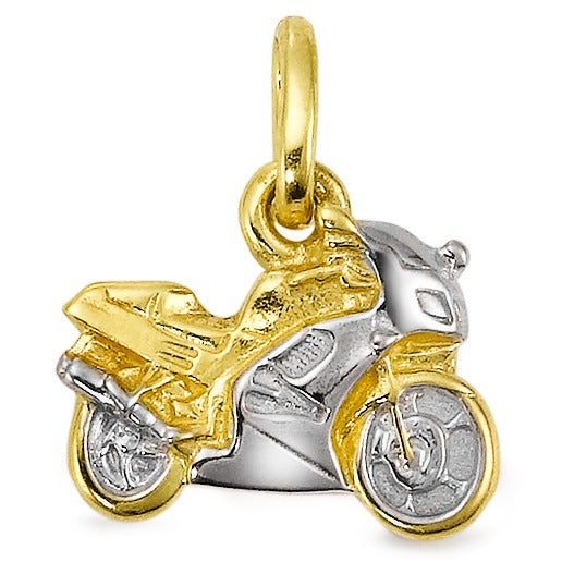 Hanger 750/18 krt geel goud Motorfiets