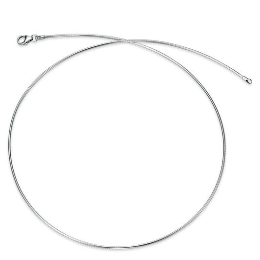 Collier Zilver Gerhodineerd 40 cm