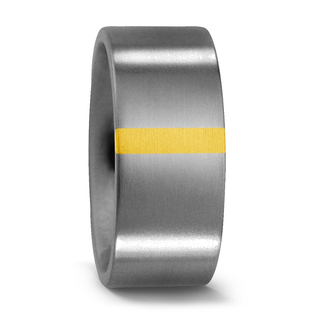 Ring Titanium, 750/18 krt geel goud