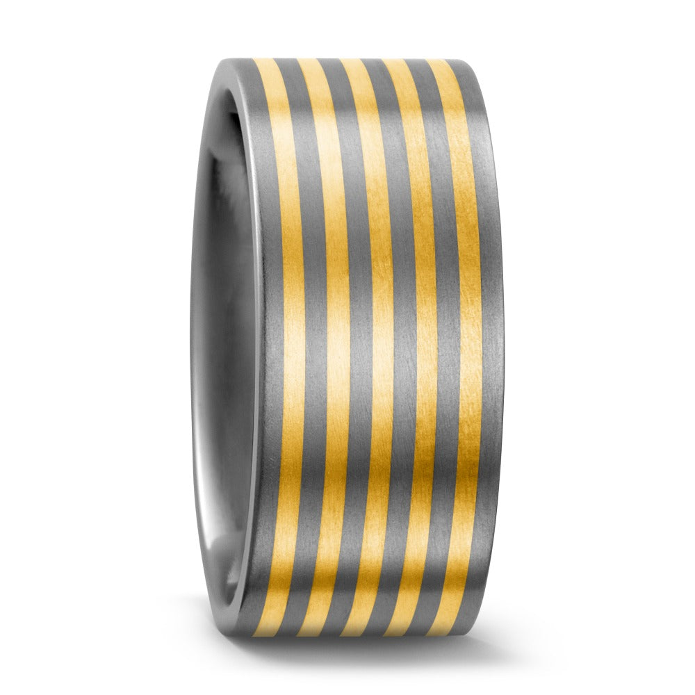 Ring Titanium, 750/18 krt geel goud