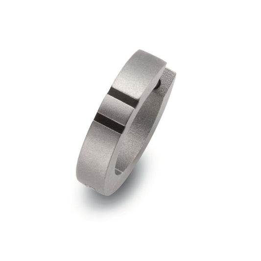 Scharnier oorring 1 stuk Titanium