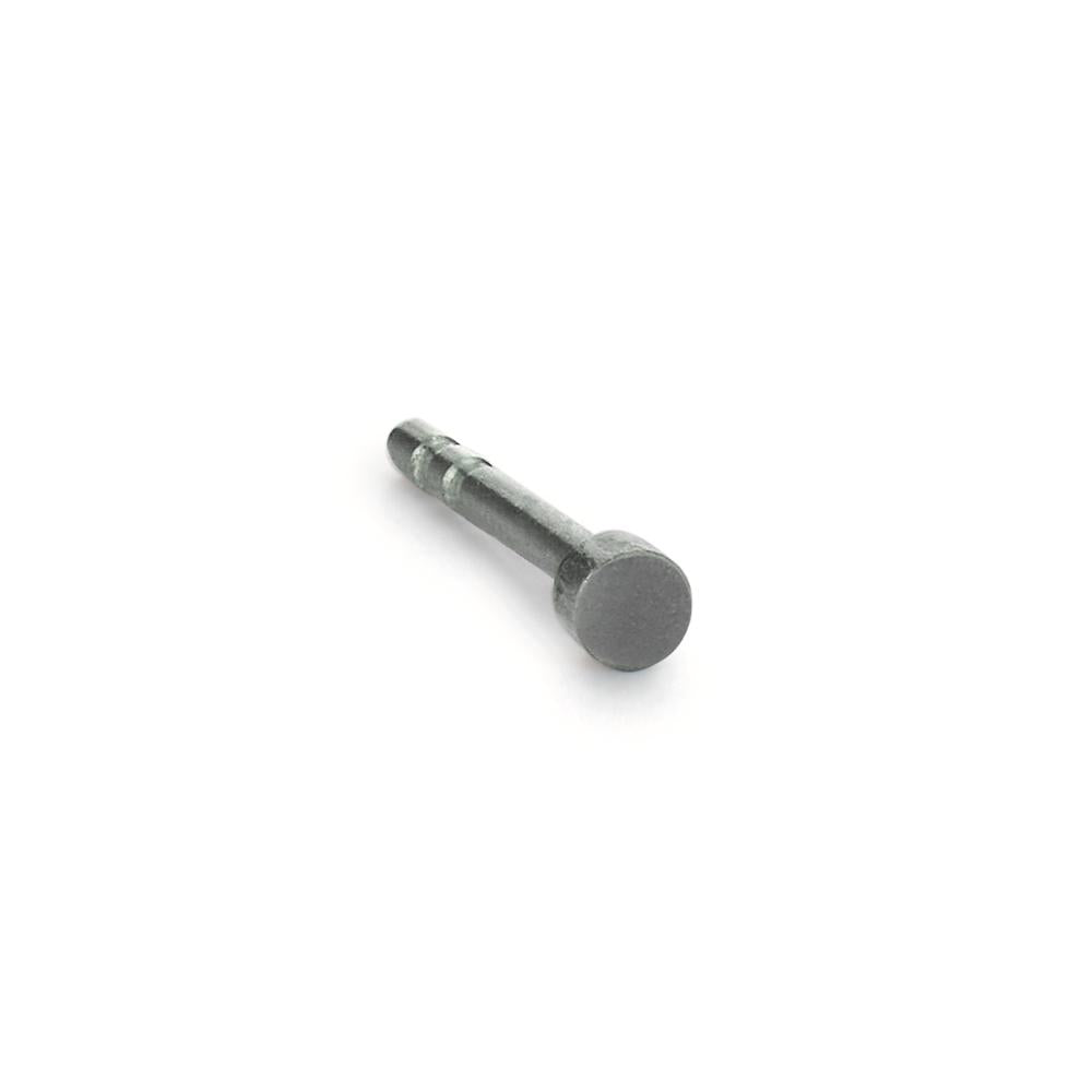 Oorknop 1 stuk Titanium Ø2 mm