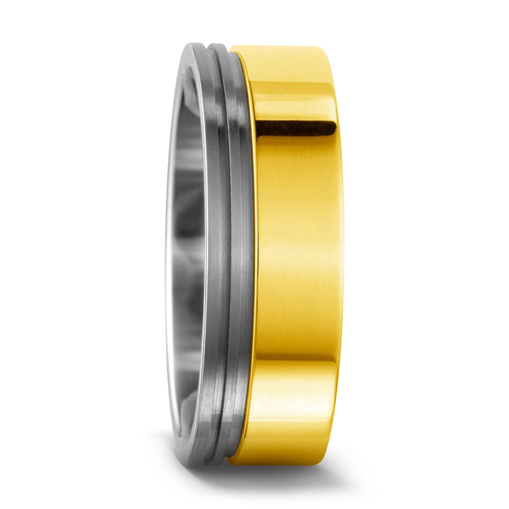 Ring Titanium, 750/18K geel goud