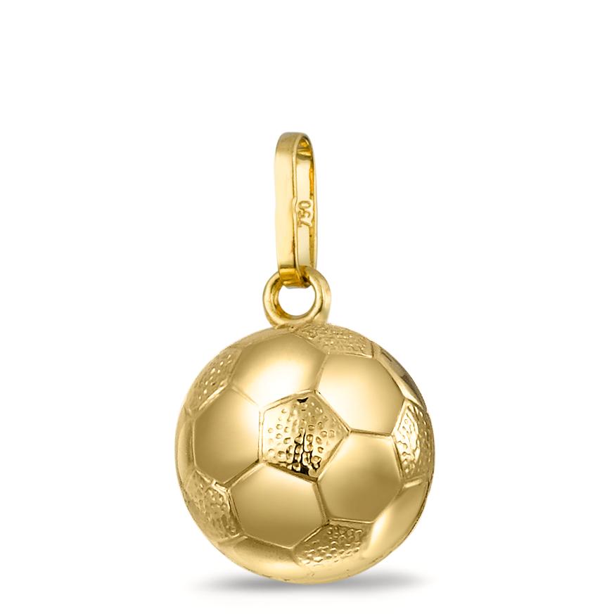 Hanger 750/18 krt geel goud Voetbal Ø12 mm