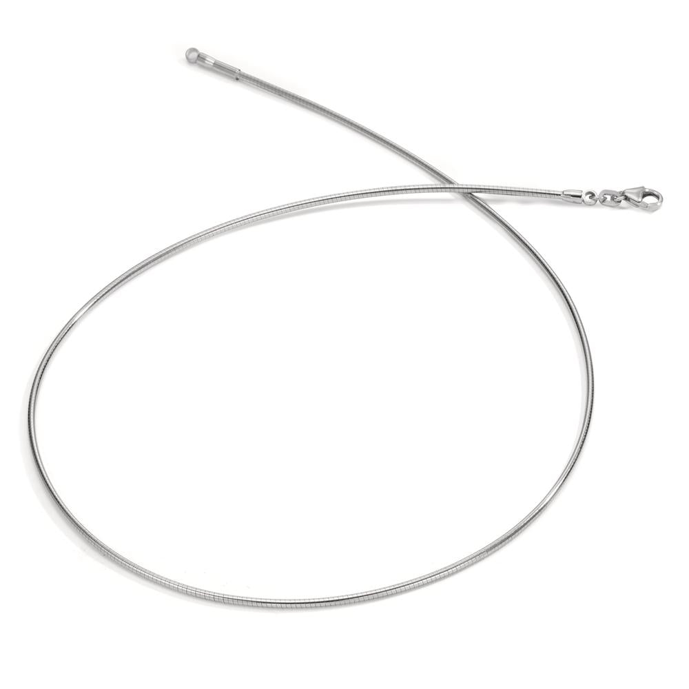 Collier Zilver Gerhodineerd 42 cm Ø1.5 mm