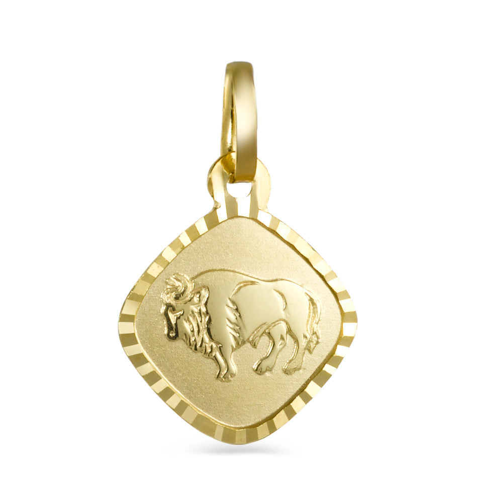 Hanger 750/18K geel goud Sterrenbeeld Stier