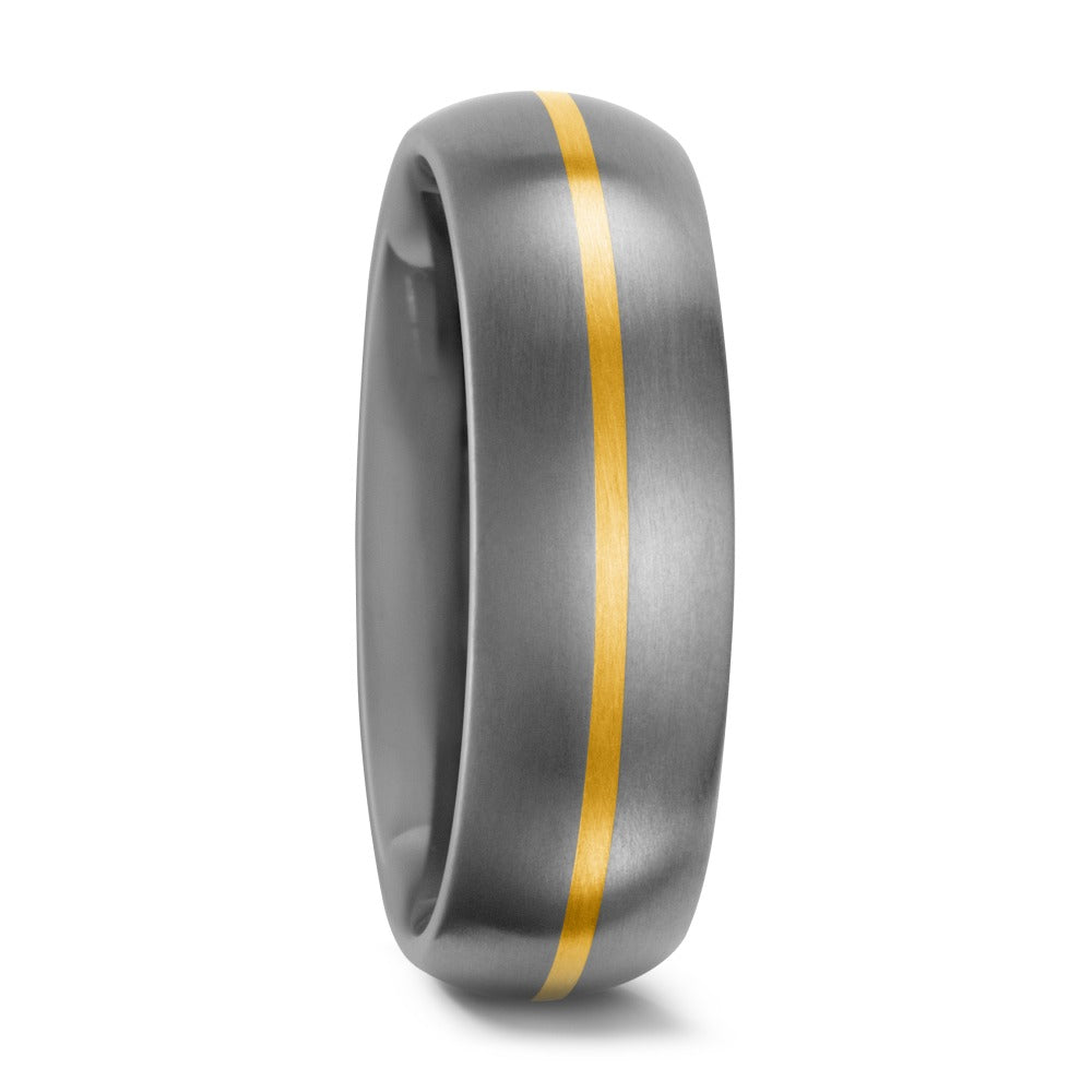 Partnerring Titanium, 750/18K geel goud