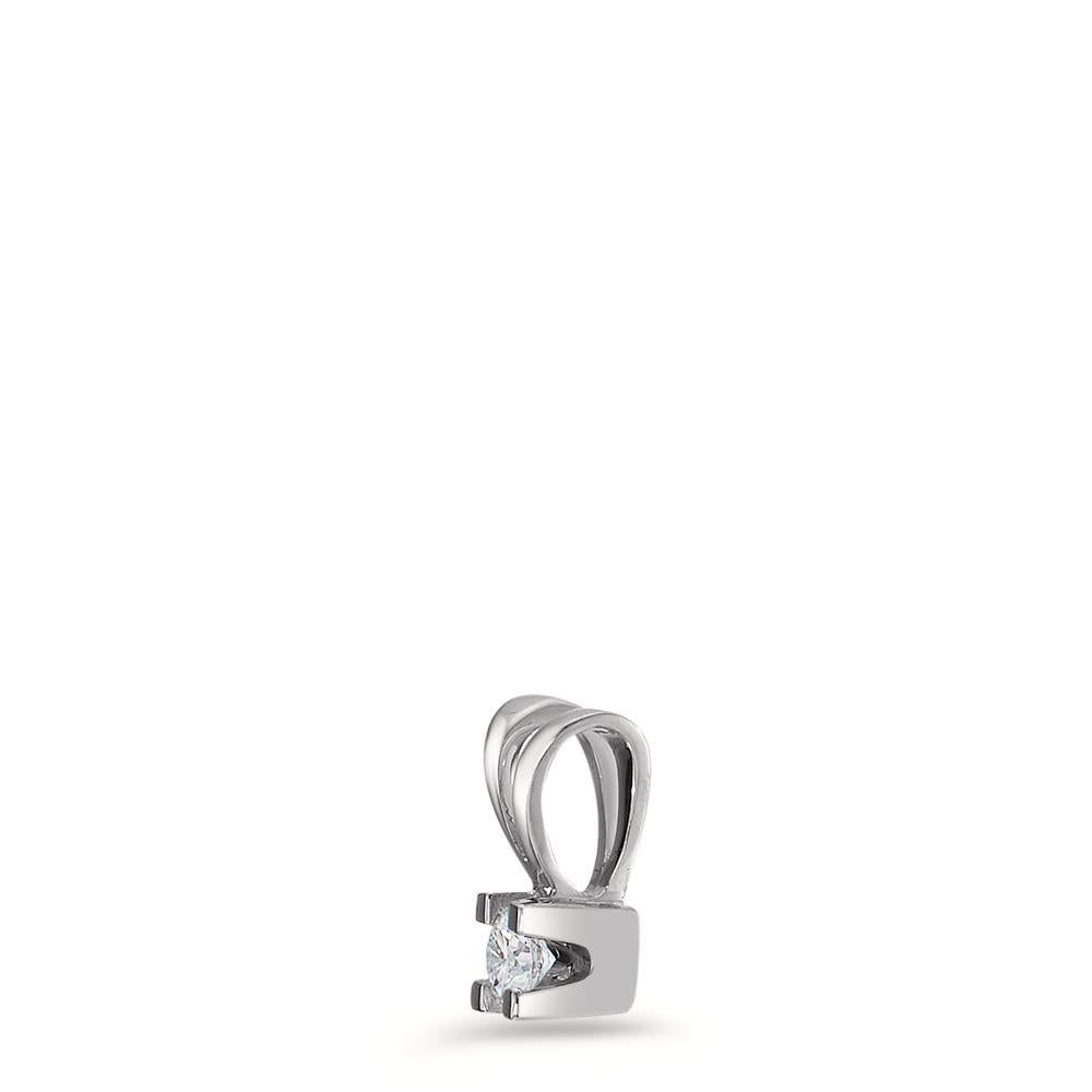 Hanger 750/18K witgoud Diamant 0.05 ct, w-si