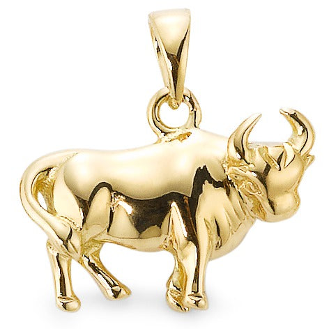 Hanger 375/9 krt geel goud Sterrenbeeld Stier