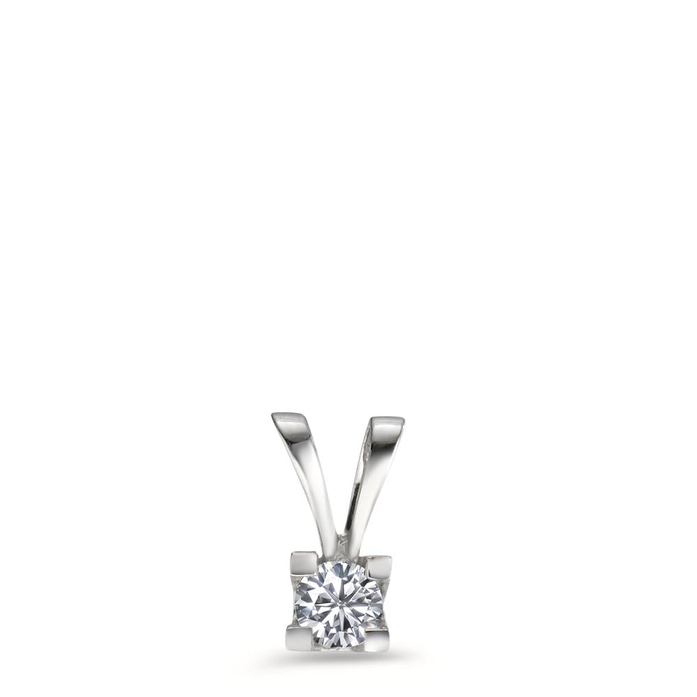 Hanger 750/18K witgoud Diamant 0.15 ct, w-si