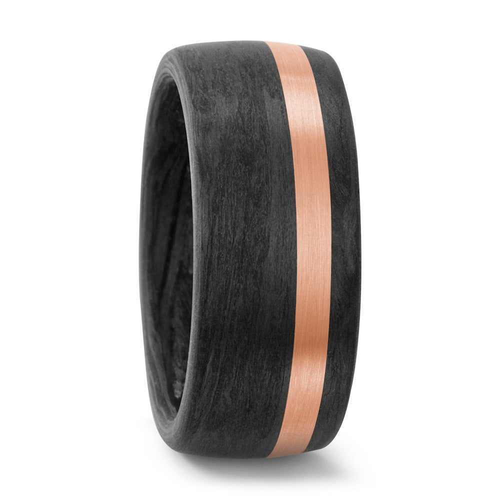 Ring Carbon, 750/18K rood goud