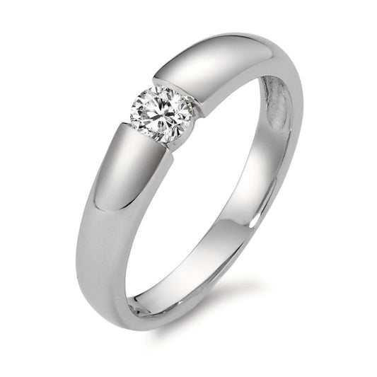 Solitaire ring 950 Platina Diamant 0.20 ct, vsi