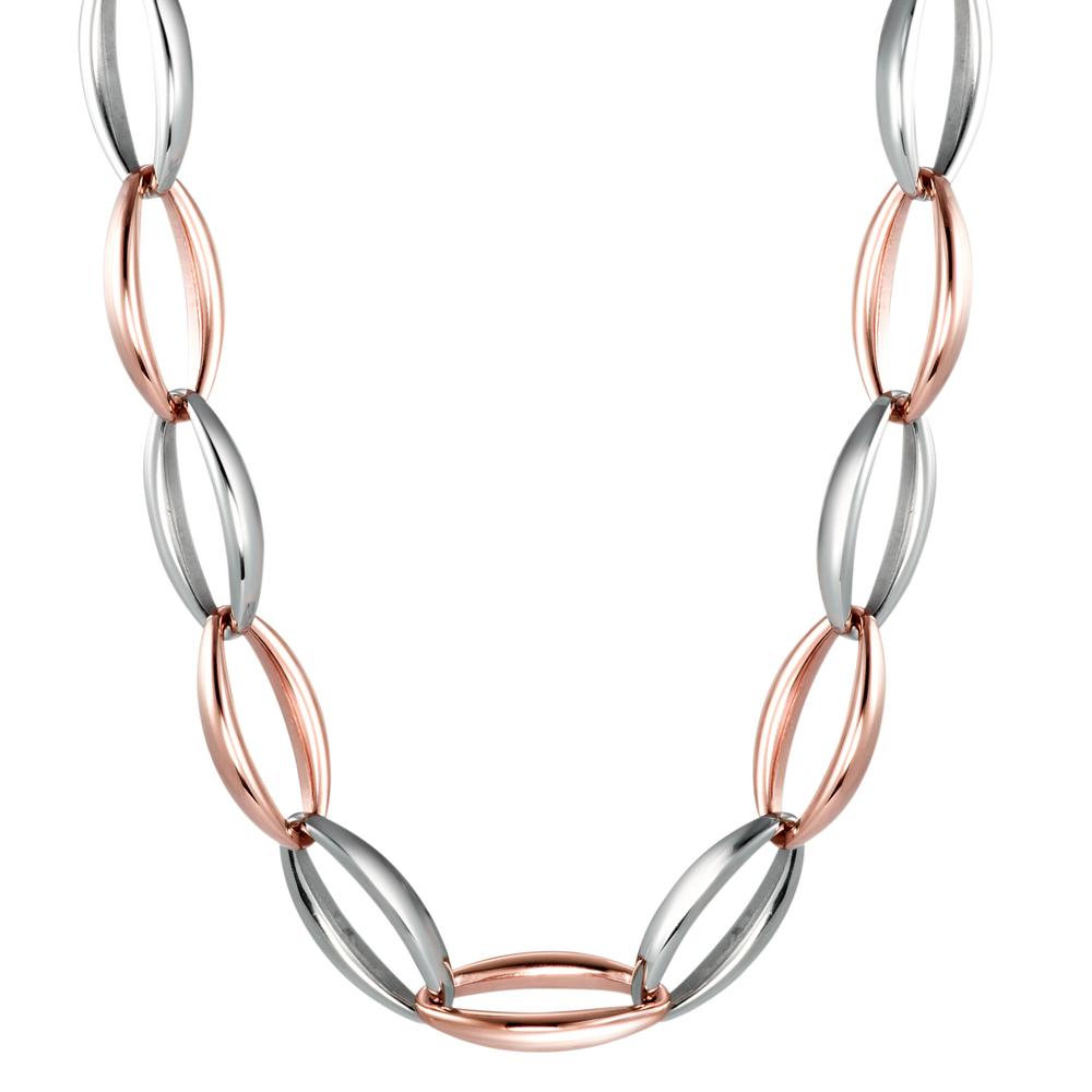 Collier Roestvrijstaal Rosé IP-gecoat 45 cm