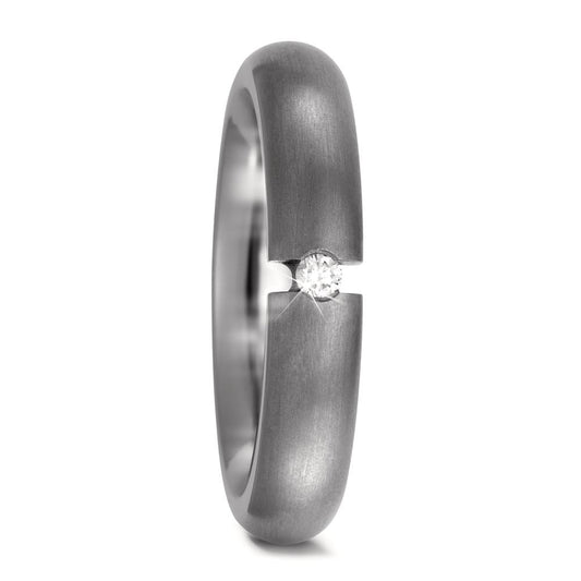 Partnerring Titanium Diamant 0.03 ct, w-si