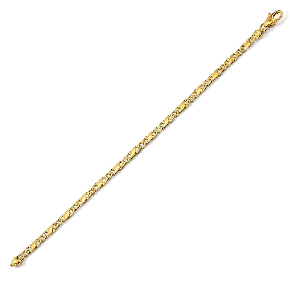 Armband 375/9 krt geel goud 22 cm