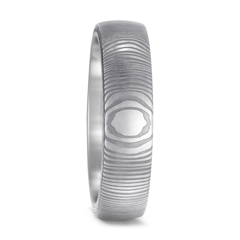 Partnerring Damaststaal, Titanium