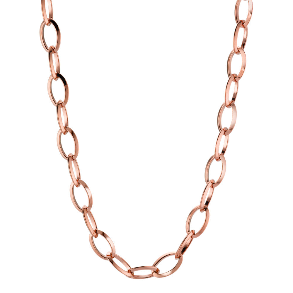 Collier Roestvrijstaal Rosé IP-gecoat 45 cm