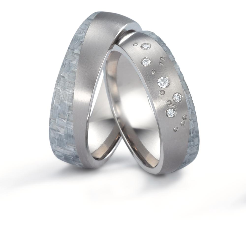 Partnerring Titanium, Carbon