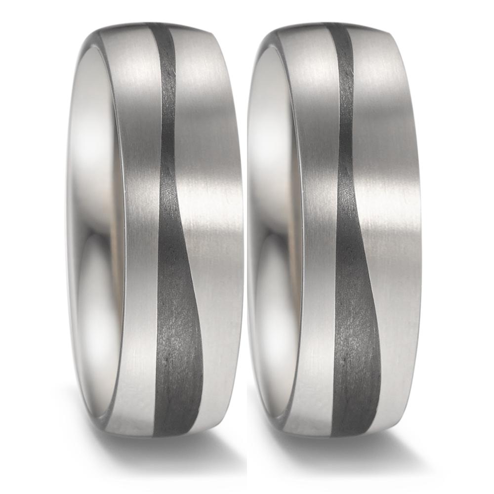 Partnerring Titanium, Carbon