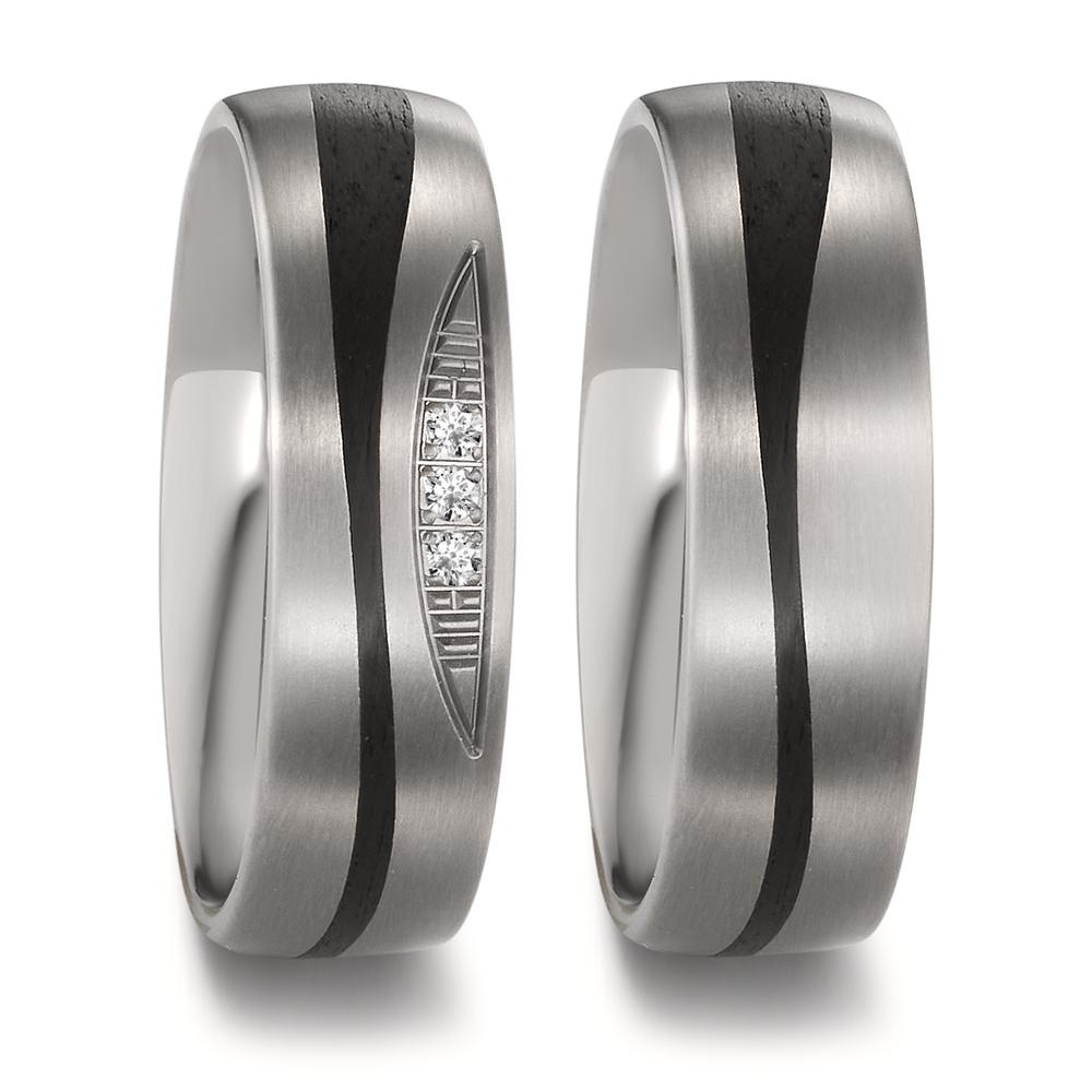 Partnerring Titanium, Carbon