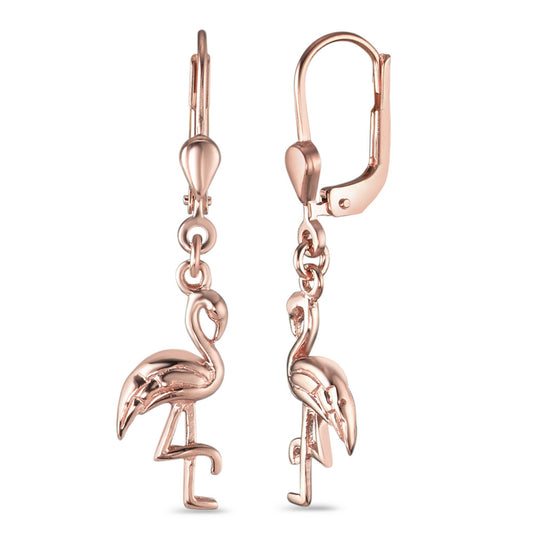 Oorbellen Zilver Rosé Verguld Flamingo