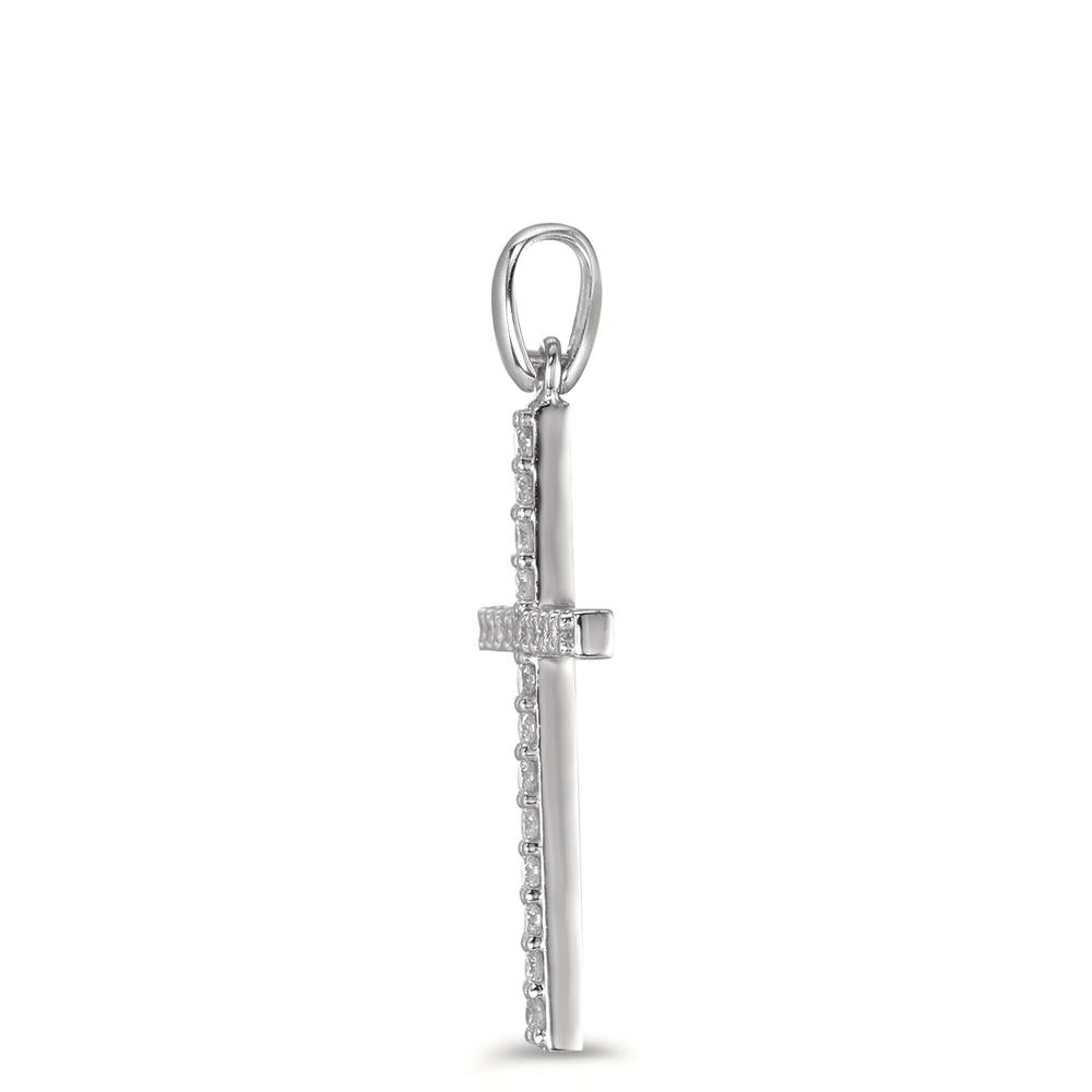 Hanger 750/18K witgoud Diamant 0.21 ct, 21 Steen, w-si