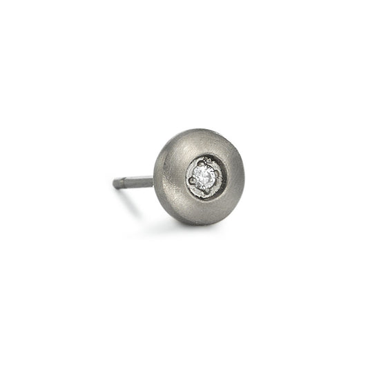 Oorknop 1 stuk Titanium Zirkonia Ø6 mm