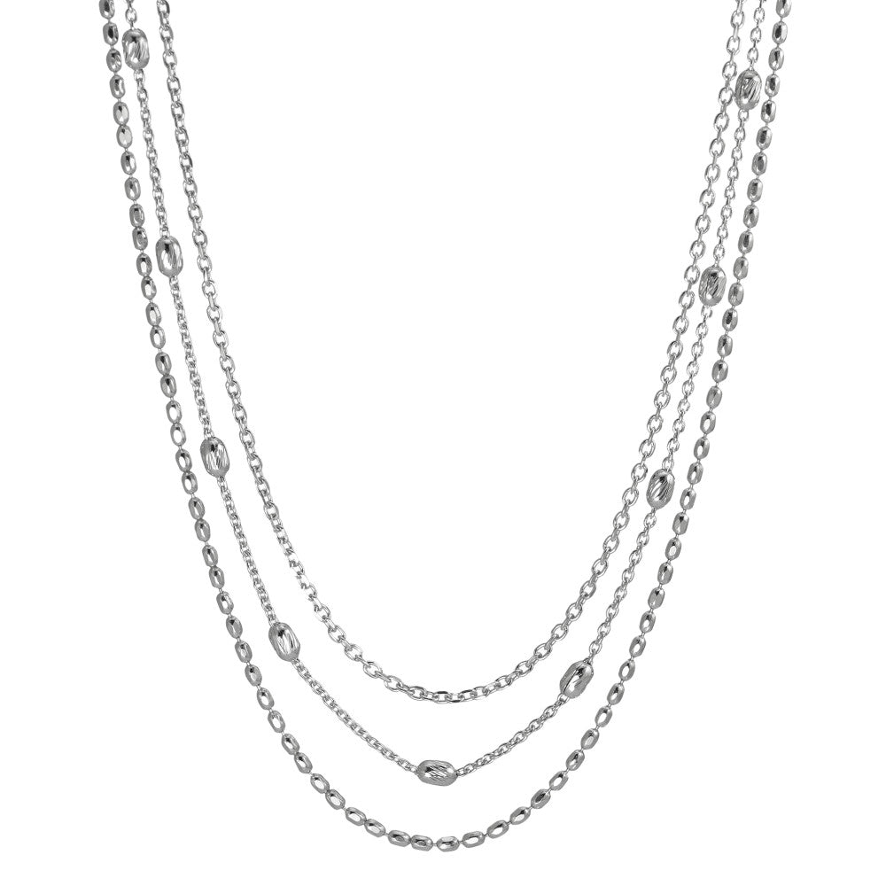 Collier Zilver Gerhodineerd 41-43 cm