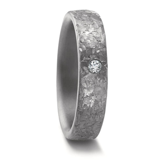 Partnerring 999 Tantaal Diamant 0.03 ct, w-si