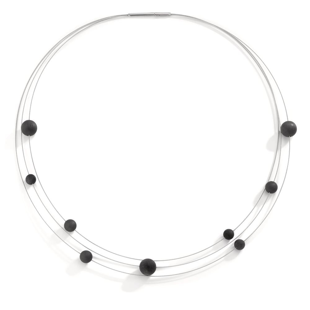 Collier Roestvrijstaal, Carbon 45 cm