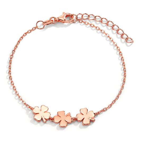 Armband Zilver Rosé Verguld Klaver 16-19 cm