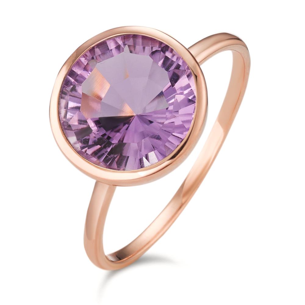 Ring Zilver Amethist Rosé Verguld Ø11.5 mm