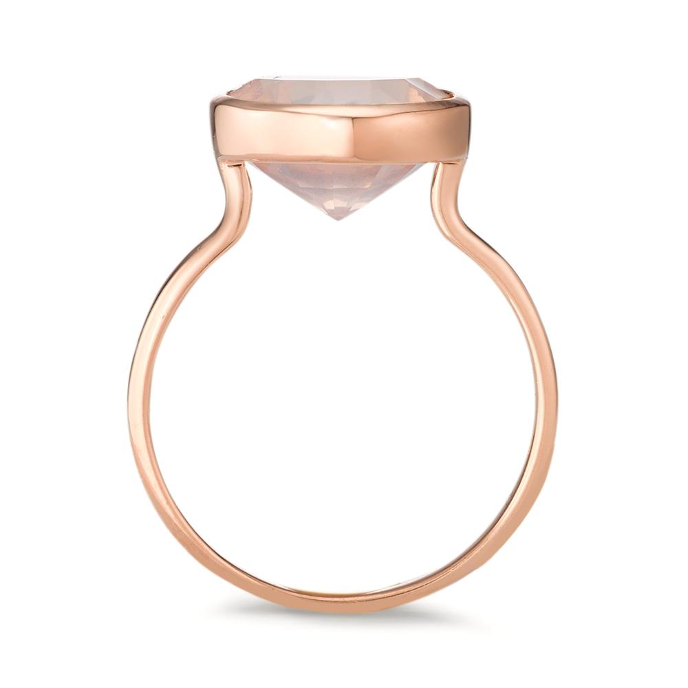 Ring Zilver Rozenkwarts Rosé Verguld Ø11.5 mm