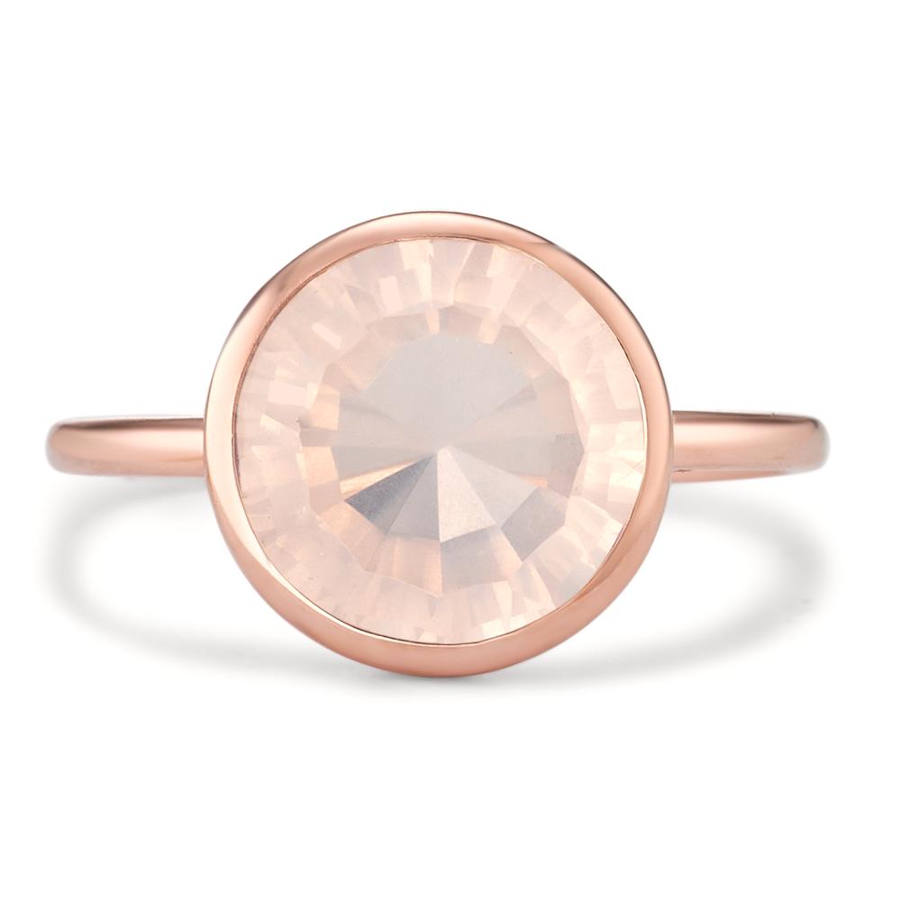 Ring Zilver Rozenkwarts Rosé Verguld Ø11.5 mm