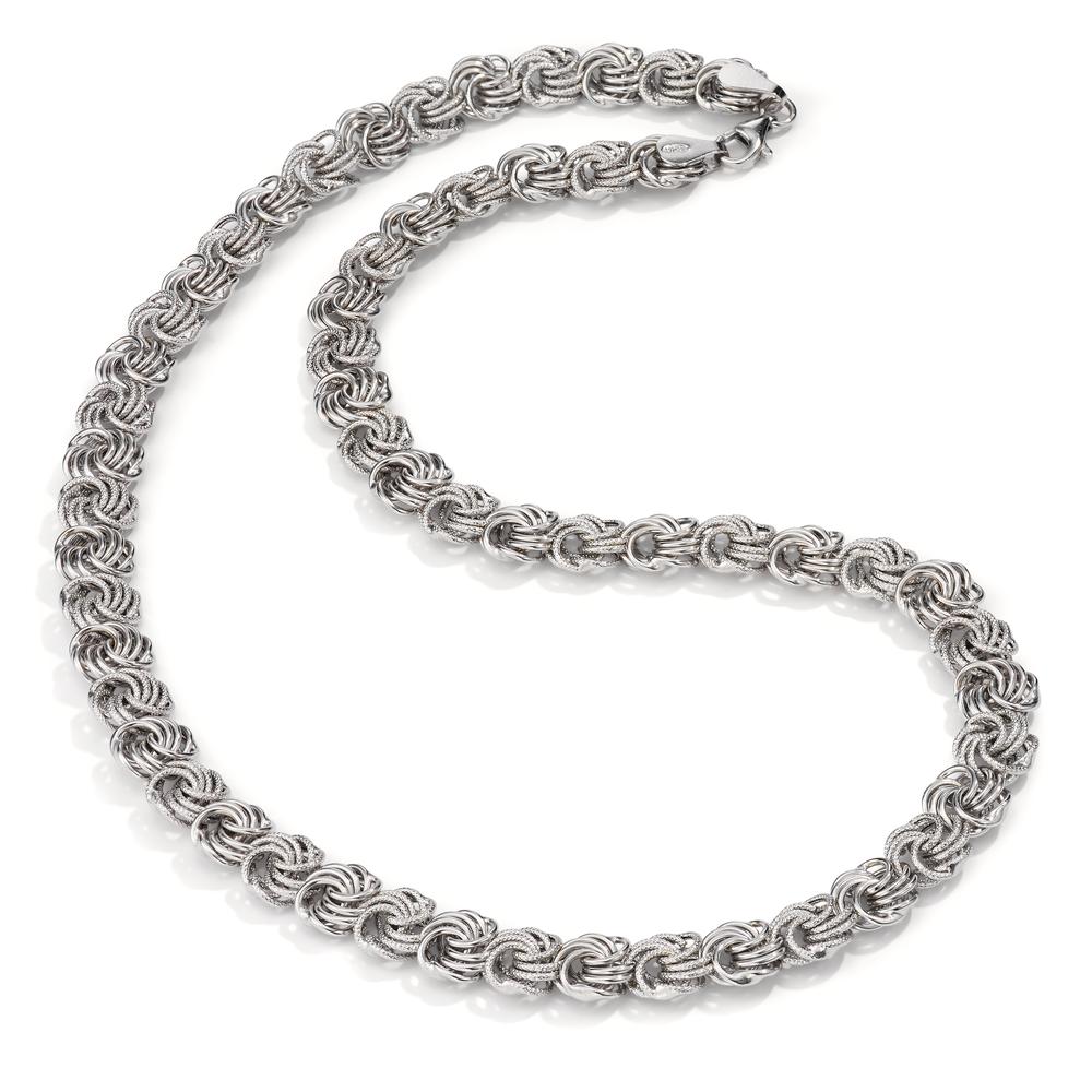 Collier Zilver Gerhodineerd 42 cm