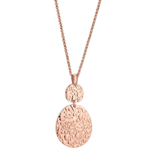 Collier Roestvrijstaal Rosé IP-gecoat 42-45 cm Ø25 mm