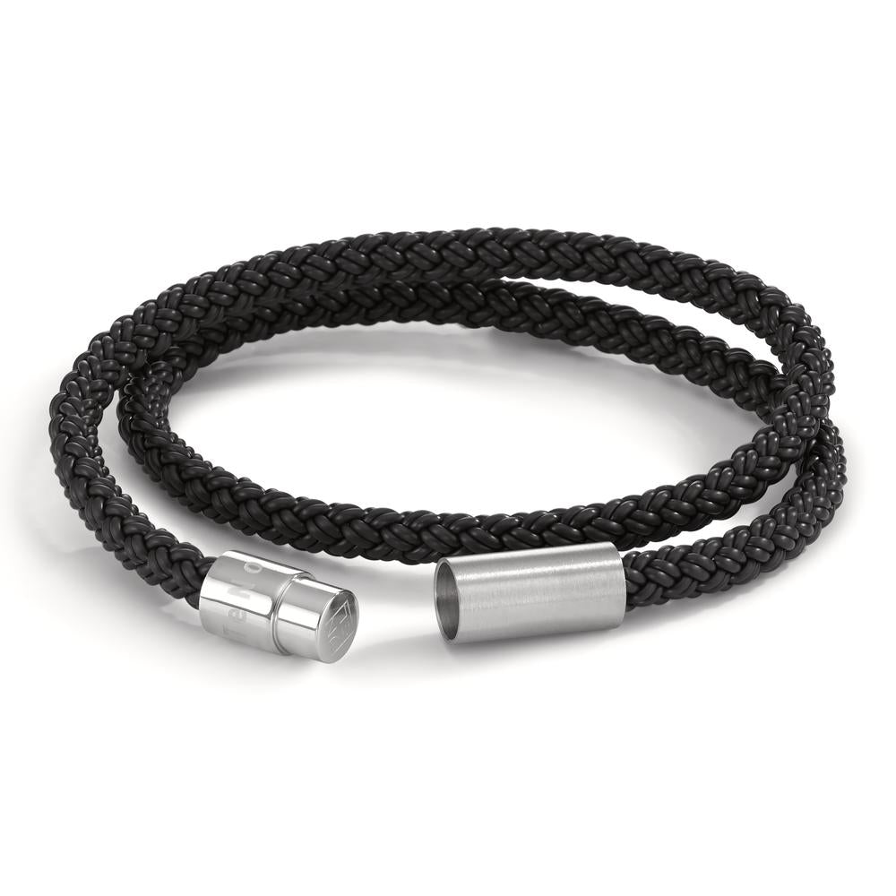 Armband Roestvrijstaal, Rubber 19 cm