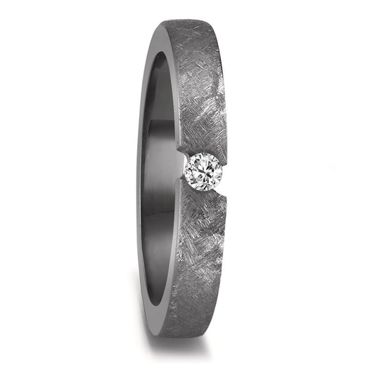 Partnerring 999 Tantaal Diamant 0.05 ct, w-si