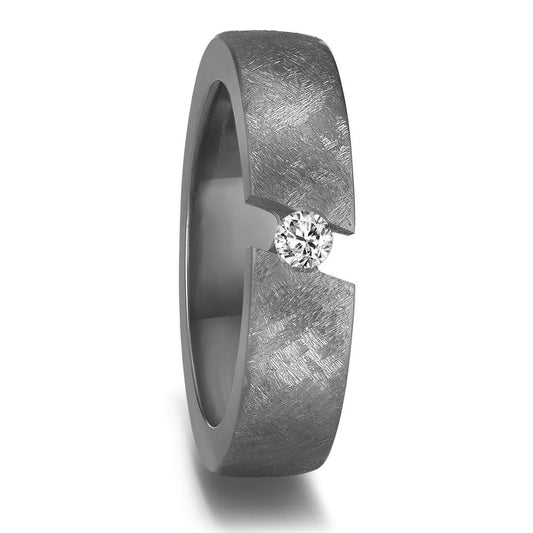 Partnerring 999 Tantaal Diamant 0.08 ct, w-si