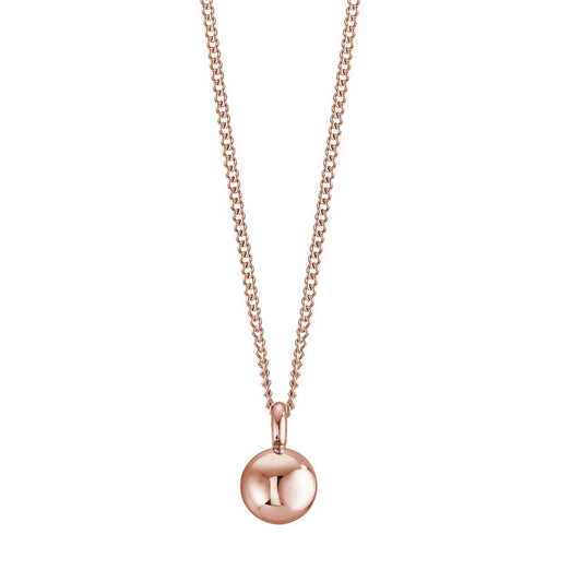 Collier Roestvrijstaal Rosé IP-gecoat 45 cm Ø8 mm