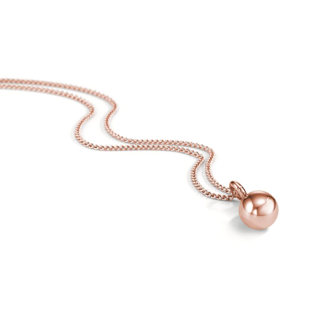 Collier Roestvrijstaal Rosé IP-gecoat 45 cm Ø8 mm