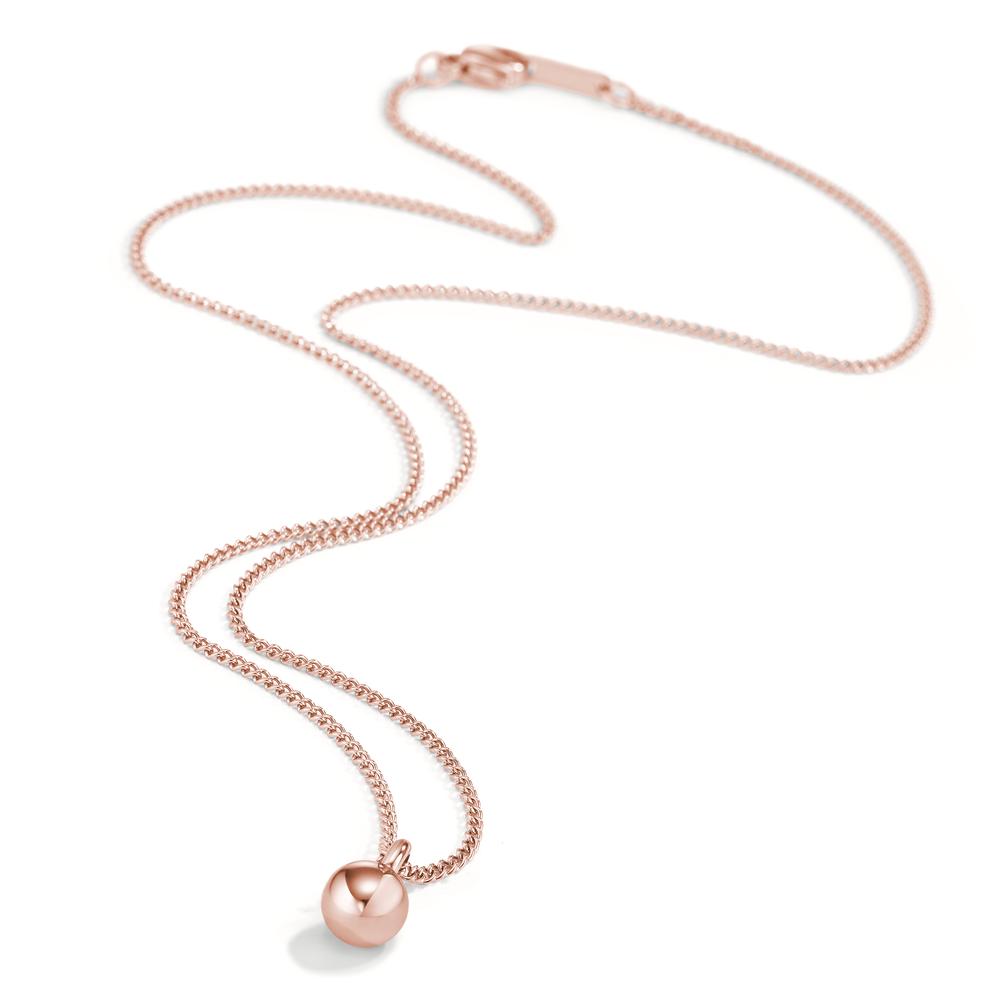 Collier Roestvrijstaal Rosé IP-gecoat 45 cm Ø8 mm