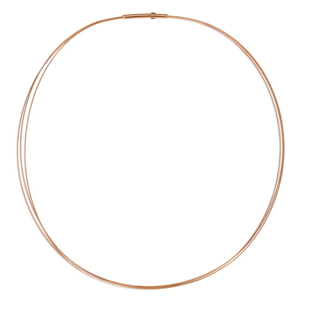 Collier Roestvrijstaal Rosé IP-gecoat 42 cm