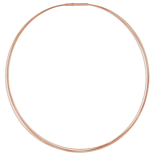 Collier Roestvrijstaal Rosé IP-gecoat 42 cm