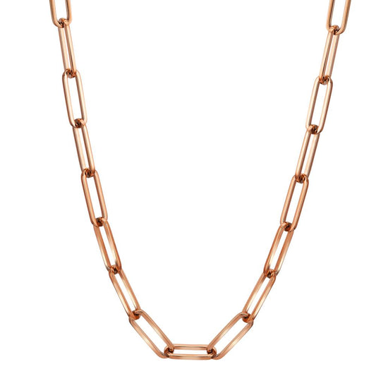 Collier Roestvrijstaal Rosé IP-gecoat 45-48 cm